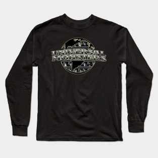 Universal Monsters - Globe Filmstrip. Long Sleeve T-Shirt